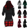 Hooded Long Sleeve Gothic Dresses - Image 6