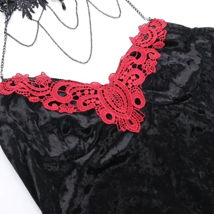 Sexy Black Mermaid Gothic Dress - Image 5