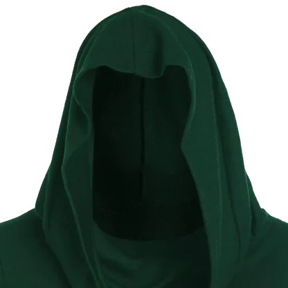 Hooded Long Sleeve Gothic Dresses - Image 4