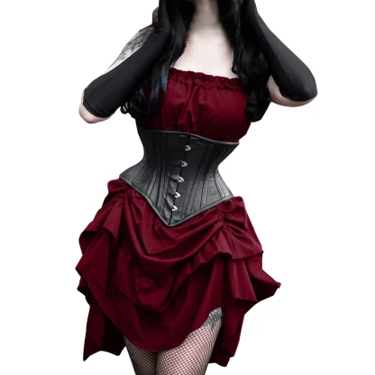 Sleeveless Corset Gothic Dress - Image 2