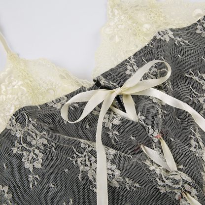 Lace-up Sexy Mini Gothic Dress - Image 5