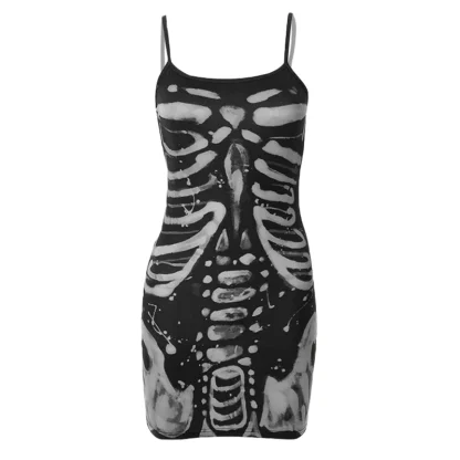 Spaghetti Strap Gothic Dresses - Image 2