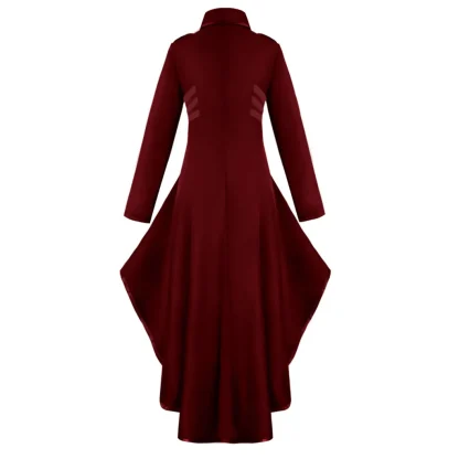 High Low Long Sleeve Gothic Dress - Image 5