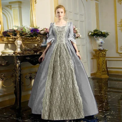 Vintage-style Long Gothic Dress
