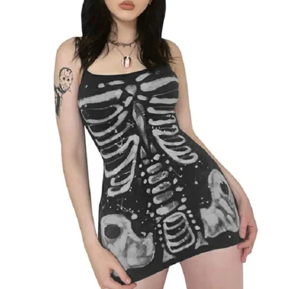 Spaghetti Strap Gothic Dresses