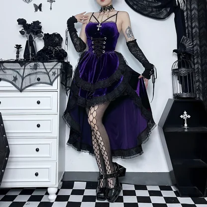 High Low Sexy Gothic Dresses - Image 5