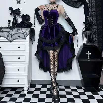 High Low Sexy Gothic Dresses - Image 6